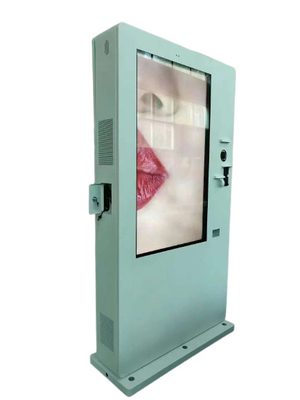 55 Inch Outdoor Floor Standing LCD Digital Signage Iklan Video Luar Ruangan