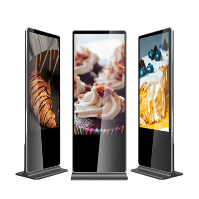 43Inch Floor Standing LCD Advertising Display Vertikal Digital Signage Totem