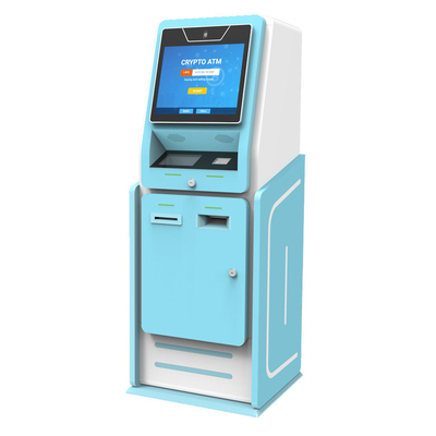 Pusat Perbelanjaan Layar Sentuh Bitcoin ATM Cryptocurrency Kiosk Floorstanding