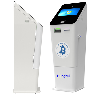 Layar Sentuh Bitcoin ATM Kiosk Cryptocurrency Atm Machines Mendukung Dompet Bitcoin