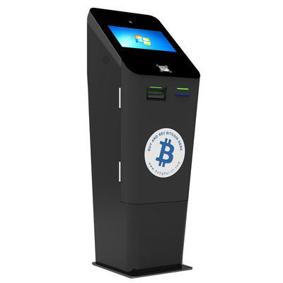 Hunghui Cash In Cash Out Mesin ATM Crypto Mesin Teller Bitcoin Hitam