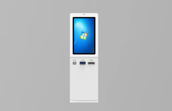 Perangkat Lunak Gratis Pendaur Ulang Uang Tunai Kios ATM Bitcoin 32 inci Dengan Pemindai QR