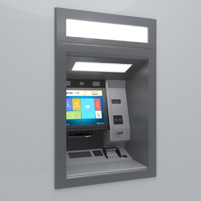 OEM ODM Wall Mounted Kiosk ATM Machines Untuk Bank Vandal Proof