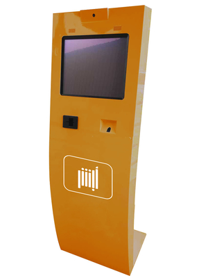 Powder Coated Metal Multimedia Self Service Kiosk Machine Untuk Kampus Sekolah
