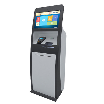 Lobby Standing Automatic Teller Cash Dispensing Machines 15Inch 17Inch