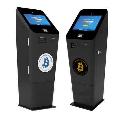 Kios ATM Bitcoin Capacitive Touch Bank Dengan Terminal Pembayaran Penerima Setoran Tunai